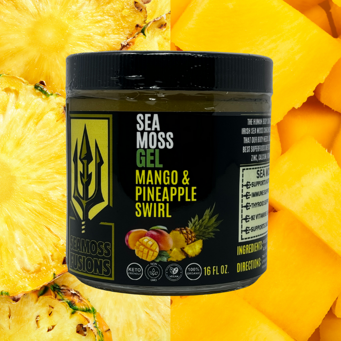 Mango Pineapple Swirl Sea Moss Gel