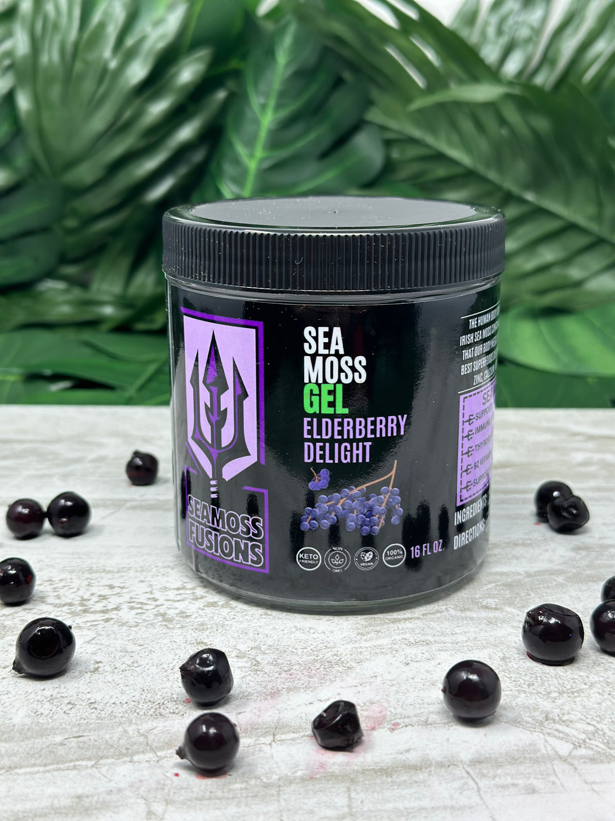 ELDERBERRY DELIGHT SEA MOSS GEL — Sea Moss Fusions